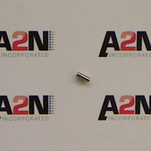 Metal cylinder on branded background.
