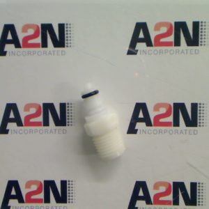 A white tube fitting