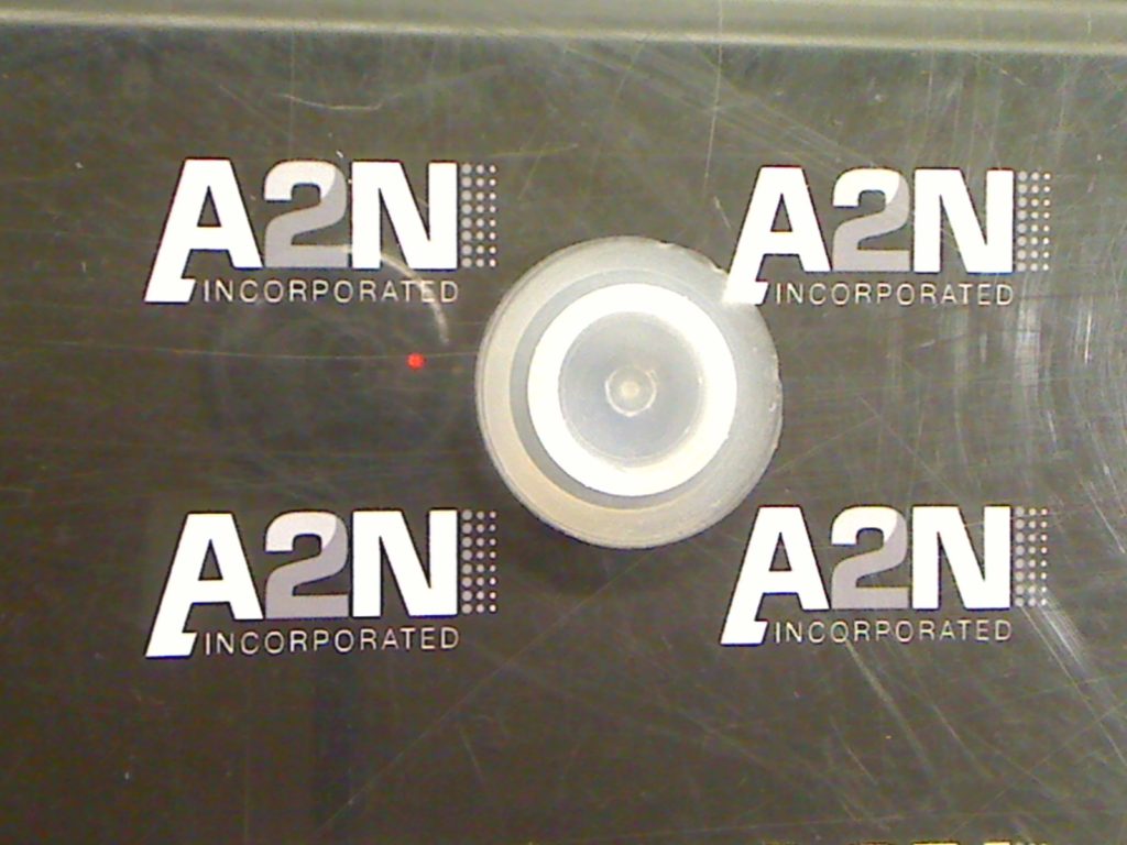 Logos of A2N Incorporated on a surface.