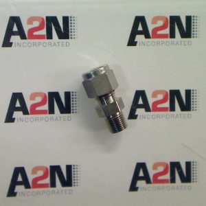 A metal tube fitting